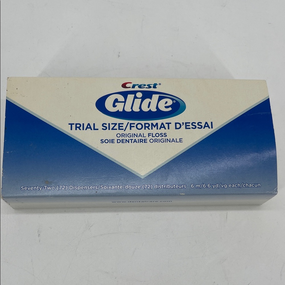 Vintage Box Crest Glide Trial Size Original Floss